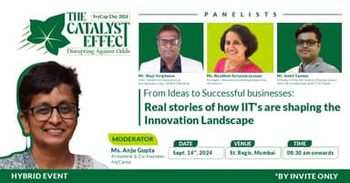 IvyCap Day - Panel Discussion on From Ideas to Successful businesses - Real stories of how IIT's are shaping Innovation Landscape